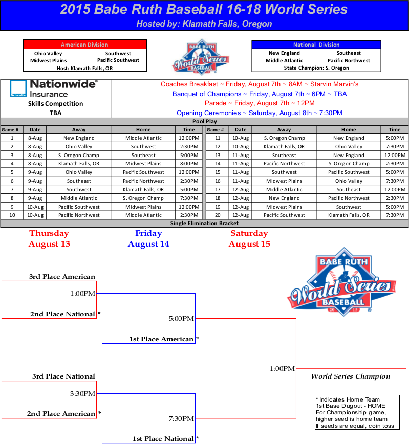 2015 16-18 Schedule